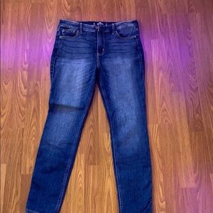 high rise skinny hollister jeans